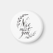 Aimant Heureux de vous rencontrer  (Devant)