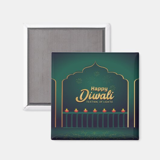 Aimant Heureux Diwali (Recto/Verso)
