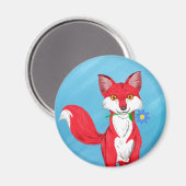 Aimant Heureux Fox (Recto/Verso)