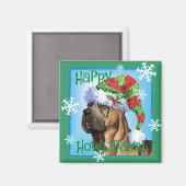Aimant Heureux Howlidays Cane Corso (Recto/Verso)