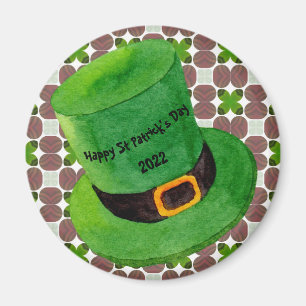 Aimant Heureux Jour de la Saint Patrick Leprechaun Casque