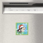 Aimant Heureux malemute Howliday (In Situ (Lave-vaisselle))