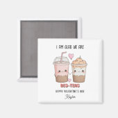 Aimant Heureux que nous sommes Bes-teas KID Valentines Jo (Recto/Verso)