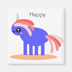 Aimant Heureux Unicorn