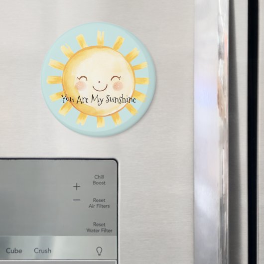 Aimant Heureux Vous êtes mon soleil (In situ (réfrigérateur))