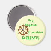 Aimant Hey Capitaine Yellow (Recto/Verso)