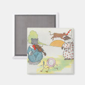 Aimant Hey Diddle Diddle The Cat and Fiddle Rhyme (Recto/Verso)