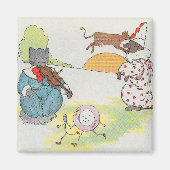 Aimant Hey Diddle Diddle The Cat and Fiddle Rhyme (Devant)