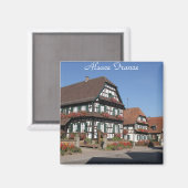 Aimant Hi def Photography of Alsace France (Recto/Verso)