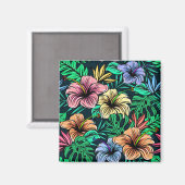 Aimant Hibiscus (Recto/Verso)
