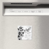 Aimant Hibiscus et colibri (In Situ (Lave-vaisselle))