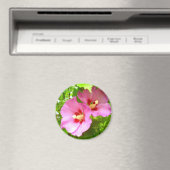 Aimant Hibiscus rose (In Situ (Lave-vaisselle))