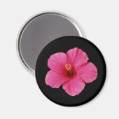 Aimant Hibiscus rose (Recto/Verso)