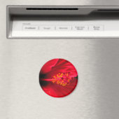 Aimant Hibiscus rouge (In Situ (Lave-vaisselle))