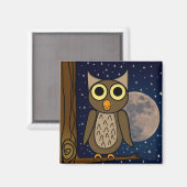 Aimant hibou (Recto/Verso)