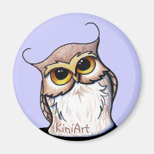 Aimant HIBOU de KiniArt