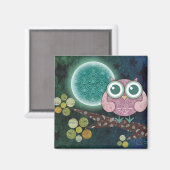 Aimant Hibou de minuit (Recto/Verso)