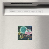 Aimant Hibou de minuit (In Situ (Lave-vaisselle))