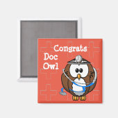 Aimant hibou doc pageur (Recto/Verso)