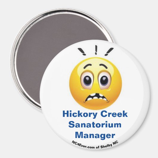 Aimant Hickory Creek Sanatorium Manager Fun (Recto/Verso)