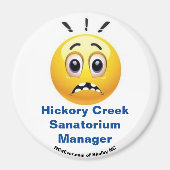 Aimant Hickory Creek Sanatorium Manager Fun (Devant)