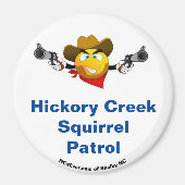Aimant Hickory Creek Squirrel Patrol Fun Frigo (Devant)