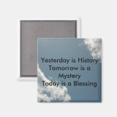 Aimant Hier c'est l'Histoire (Recto/Verso)