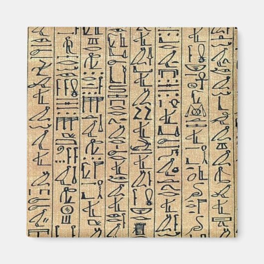 Aimant Hiéroglyphes (Devant)