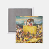 Aimant Hieronymus Bosch peinture art (Recto/Verso)