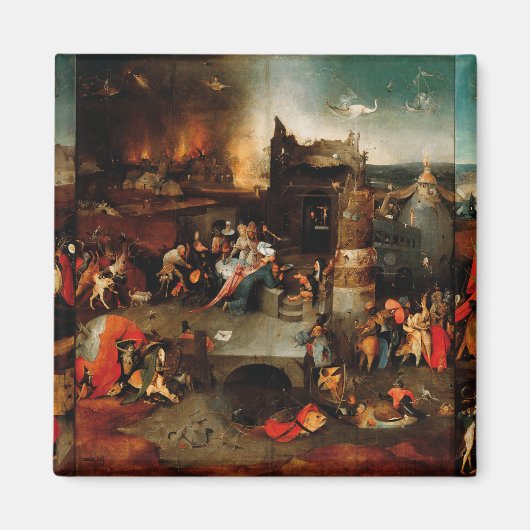 Aimant Hieronymus Bosch - Tentation De Saint Antoine (Devant)
