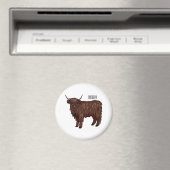 Aimant Highland cow (In Situ (Lave-vaisselle))