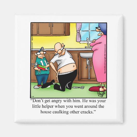 Aimant Hilarious famille Humour magnétique cadeau (Devant)