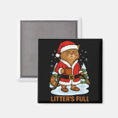 Aimant Hilarious Litter’s Full Funny Coffee Cat Lovers Ch (Recto/Verso)