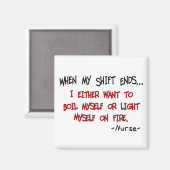Aimant Hilarious Nurse Sayes (Recto/Verso)