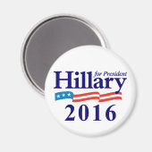 Aimant Hillary 2016 (Recto/Verso)