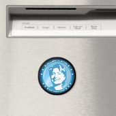 Aimant hillary clinton 08. rayons bleus. (In Situ (Lave-vaisselle))