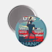 Aimant Hillary Clinton latest campaign slogan for 2016 (Recto/Verso)