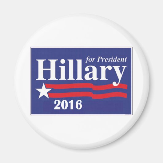 Aimant Hillary Clinton pour le président 2016 (Devant)