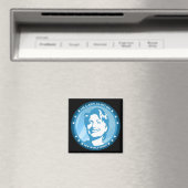 Aimant hillary clinton : rayons bleus : (In Situ (Lave-vaisselle))
