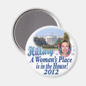 Aimant Hillary House 2012 par ButtonZUP (Recto/Verso)