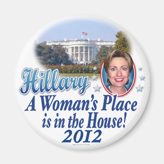 Aimant Hillary House 2012 par ButtonZUP (Devant)