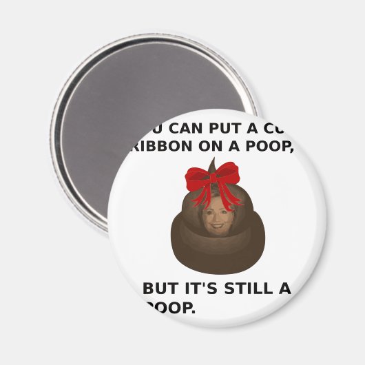 Aimant Hillary Poop (Recto/Verso)