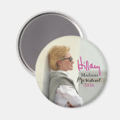 Aimant Hillary Rodham Clinton Lunettes de soleil Signatur (Recto/Verso)