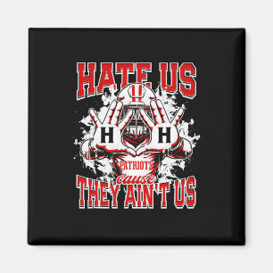 Aimant Hillcrest Patriots Logo Nous Hait Parce Qu'Ils Ont