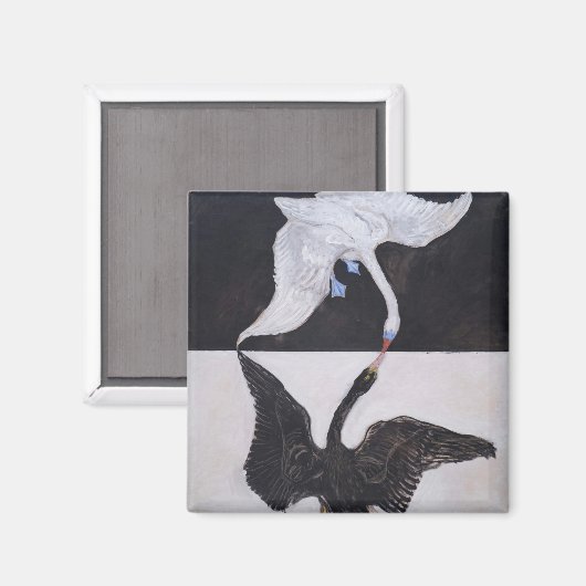 Aimant Hilma af Klint Groupe IX SUW Le Cygne (Recto/Verso)