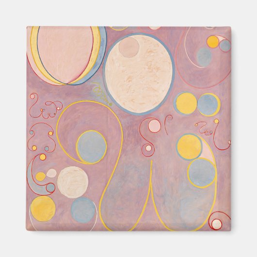 Aimant Hilma af Klint Le dix plus grand numéro 7 (Devant)