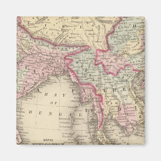 Aimant Hindoostan, Inde, Chine, Tibet 2 (Devant)