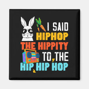 Aimant Hip hop Hippity Funny Bunny Garçons Filles Enfants