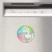 Aimant Hippie au coeur (In Situ (Lave-vaisselle))
