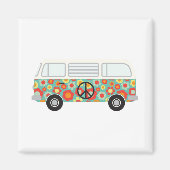 Aimant Hippie Bus (Devant)